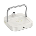 Ładowarka biurkowa Hoco 2w1 USB C PD QC 3A 30W + ładowanie bezprzewodowe 5W CQ16B biała