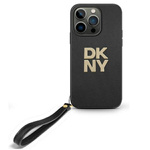 DKNY DKHCP16XPBSWSK iPhone 16 Pro Max    6.9" czarny/black hardcase Wrist Strap Stock Logo