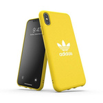 Adidas Moulded Case CANVAS iPhone Xs Maxżółty/yellow 34965