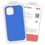 MYSAFE ETUI SILIKONOWE IPHONE 12/12 PRO NIEBIESKI PUDEŁKO