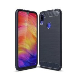 CASE CARBON LUX BLUE XIAOMI REDMI 7