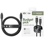 Kabel empower by PanzerGlass Racing 60W  USB-C do USB-C 1.2m czarny