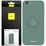 Spacecase Etui Silicone Ring iPhone 6/6s dark green