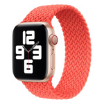 APPLE PASEK APPLE WATCH 3J268ZM/A BRAIDED SOLO LOOP  40/41/42MM SIZE 4 ELECTRIC ORANGE ORYGINALNA PLOMBA