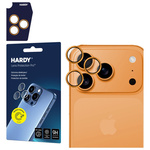 Ochrona na obiektyw aparatu 3MK HARDY    Lens Protection Pro do Apple iPhone 17 Pro / 17 Pro Max pomarańczowy
