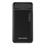 AWEI PowerBank P5K 10000mAh 2.1A czarny/black 2xUSB