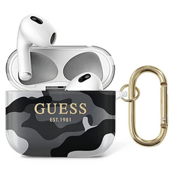Guess GUA3UCAMG AirPods 3 coverczarny/black Camo Collection