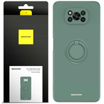 Spacecase Etui Silicone Ring Poco X3 Pro/NFC dark green