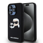 KARL LAGERFELD KLHMP15XSKCHPPLK IPHONE 15 PRO MAX 6.7" BLACK/BLACK HARDCASE SILICONE KARL & CHOUPETTE MAGSAFE