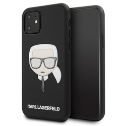 KARL LAGERFELD KLHCN61GLBK IPHONE 11 6,1" / XR CZARNY/BLACK ICONIK EMBOSSED & GLITTER