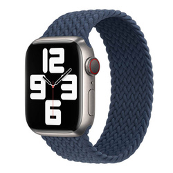 APPLE STRAP APPLE WATCH 3J656ZM/A BRAIDED SOLO LOOP 41MM SIZE 5 ABYSS BLUE ORIGINAL SEAL