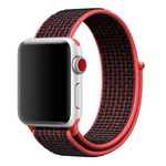 ORIGINAL APPLE NIKE SPORT LOOP 42/44/45/46/49MM MRPD2ZM/A  BRIGHT CRIMSON/BLACK ORGINAL SEAL SIZE UNIVERSAL