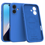 Spacecase Etui Silicone Mag iPhone 16 blue