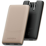 Ładowarka sieciowa Energea TravelWorld   Edge 65W 2xUSB-C PD/PPS/QC3.0 (US/UK/EU) złota