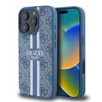 Guess GUHMP16LP4RPSB iPhone 16 Pro6.3" niebieski/blue hardcase 4G Printed Stripes MagSafe