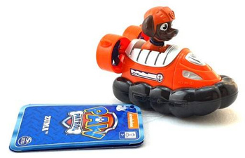 PSI PATROL SPIN MASTER MINI PLASTIC VEHICLE ZUMA
