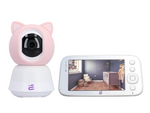 Smart Baby Monitor Camera WiFi Rotating FHD Lullaby Alarm Baby Guard + Monitor Pink Encore View