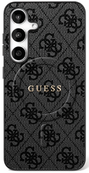 Etui Guess 4G Ring Classic Logo MagSafe  do Samsung Galaxy S25 FE czarny