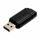 Verbatim Pendrive 32GB USB-A 2.0PinStripe czarny/black 49064