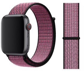 Apple Opaska sportowa Nike w kolorze intensywnego różu/jagody do koperty 44mm / 45mm / 46mm / 49mm - MWU42ZM/A  rozmiar uniwersalny oryginalna plomba