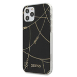 Guess GUHCP12LPCUCHBK iPhone12 Pro Max 6,7" czarny/black hardcase Gold Chain Collection