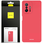 Spacecase Etui Silicone Case Xiaomi 11T/11T Pro red