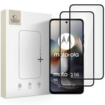 SZKŁO HARTOWANE TECH-PROTECT GLASS FIT+ 2-PACK MOTOROLA MOTO G56 5G BLACK