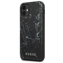 Guess GUHCP12SPCUMABK iPhone12 mini 5,4" czarny/black hardcase Marble