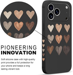 Pnakqil Iphone 17 Air Case Nine Hearts Black
