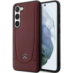 Etui Mercedes Leather Urban Bengale na Samsung Galaxy S23 - czerwone