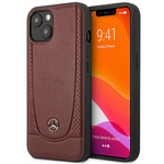 Etui Mercedes Leather Urban Bengale na iPhone 14 Plus - czerwone