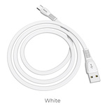Kabel USB A do USB C Hoco 2,4A 1 m X40 biały