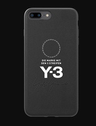 ETUI ADIDAS Y-3 MOULDED CASE LEATHER IPHONE 6 PLUS  / 7 PLUS / 8 PLUS CZARNE WYPRZEDAŻ
