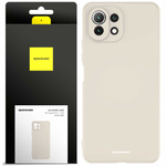 Spacecase Etui Silicone Case Xiaomi Mi 11 Lite bone
