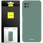 Spacecase Etui Silicone Case Galaxy A22 5G dark green