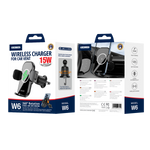 JELLICO car holder with wireless charging W6 15W Black
