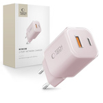 TECH-PROTECT NCM33W 2-PORT NETWORK CHARGER PD33W/QC3.0 BABY PINK