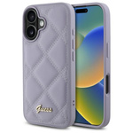 Guess GUHCP16SPSQSQSU iPhone 166.1" jasnofioletowy/light purple hardcase Quiled Metal Logo