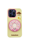 ETUI CASE 3D DONAT Z PODSTAWKĄ IPHONE 14 Pro