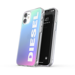 DIESEL SNAP CASE HOLOGRAPHIC WITH THE LOGO FW20 12 MINI HOLOGRAPHIC/WHITE