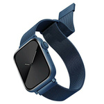 UNIQ pasek Dante Apple Watch Series      1/2/3/4/5/6/7/8/9/SE/SE2/SE3 38/40/41mm Stainless Steel niebieski/cobalt blue