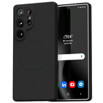 Mercury MagSafe Semi-Silicone Sam S25    Ultra S938 czarny/black