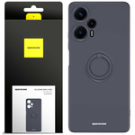 Spacecase Etui Silicone Ring Poco F5 black