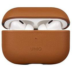 Etui UNIQ Terra Genuine Leather na AirPods Pro 2 - brązowe
