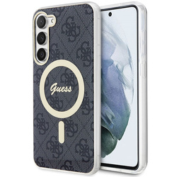 Guess GUHMS23MH4STK S23+ S916czarny/black hardcase 4G MagSafe