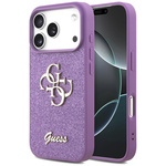 Etui Guess Fixed Glitter Big 4G do       iPhone 17 Pro liliowy
