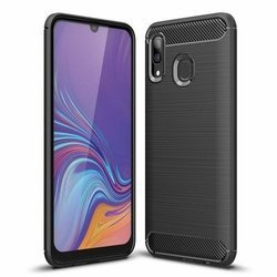 CASE ETUI CARBON LUX CZARNY SAMSUNG GALAXY A20 / A30