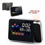 WEATHER STATION LCD CLOCK ALARM CLOCK WITH PROJECTOR