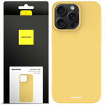 Spacecase Etui Silicone Case iPhone 15 Pro Max yellow