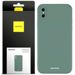Spacecase Etui Silicone Case iPhone X/Xs dark green